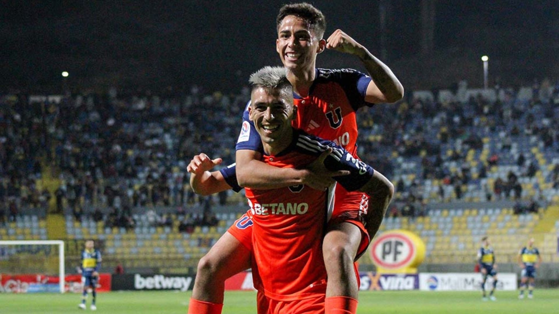 22042023 Everton Universidad de Chile Leonardo Fernández Lucas Assadi