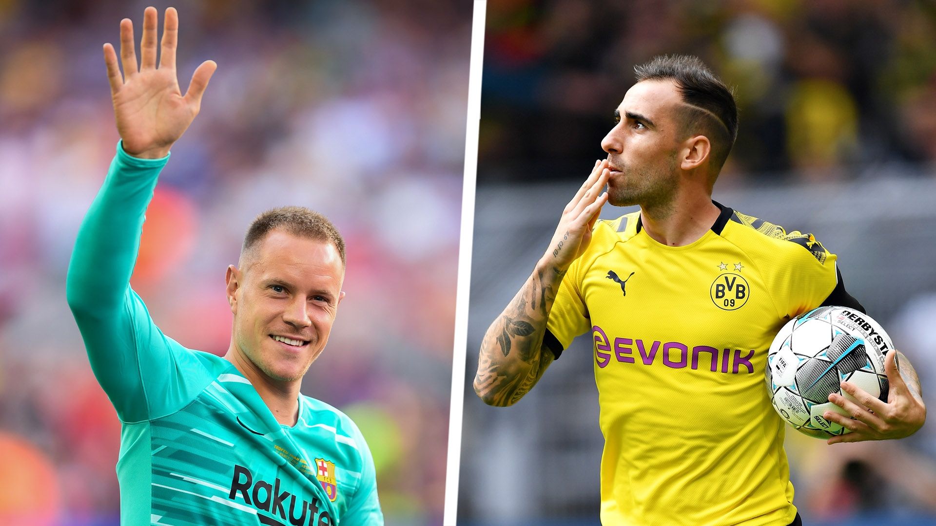 Marc-Andre ter Stegen Paco Alcacer Split