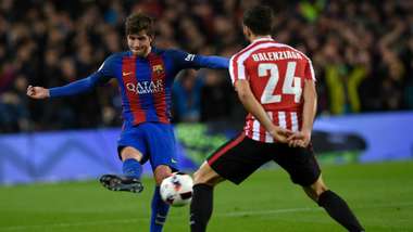 Sergi Roberto Mikel Balenziaga Barcelona Athletic Bilbao Copa del Rey 1112017
