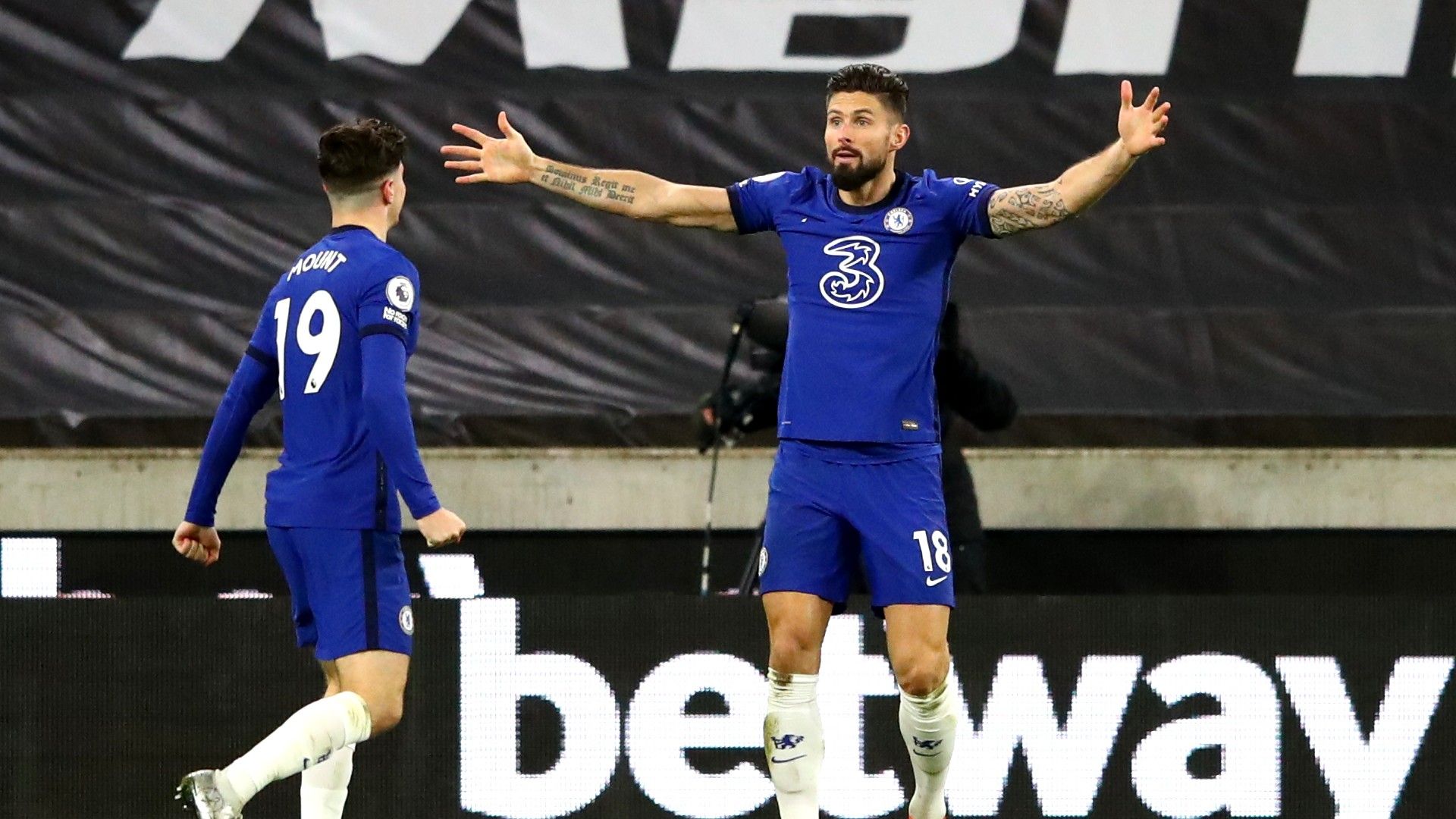 Giroud Chelsea Wolves 2020