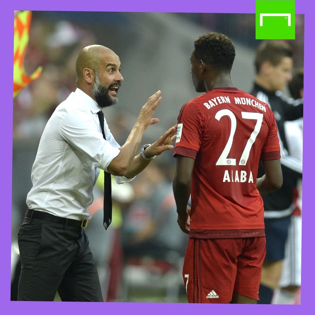 David Alaba Pep Guardiola Bayern Munich GFX