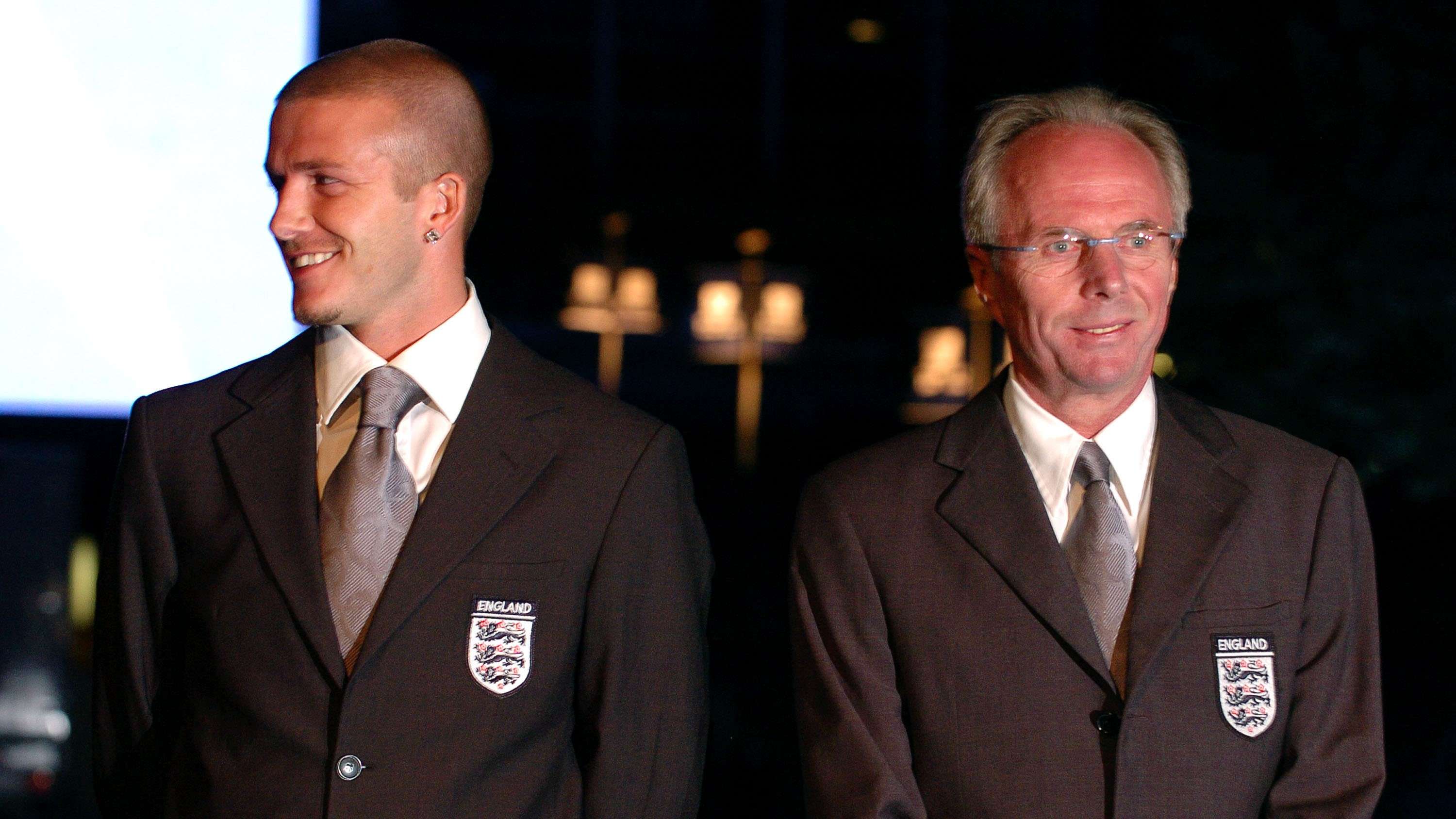 Sven-Goran Eriksson David Beckham England