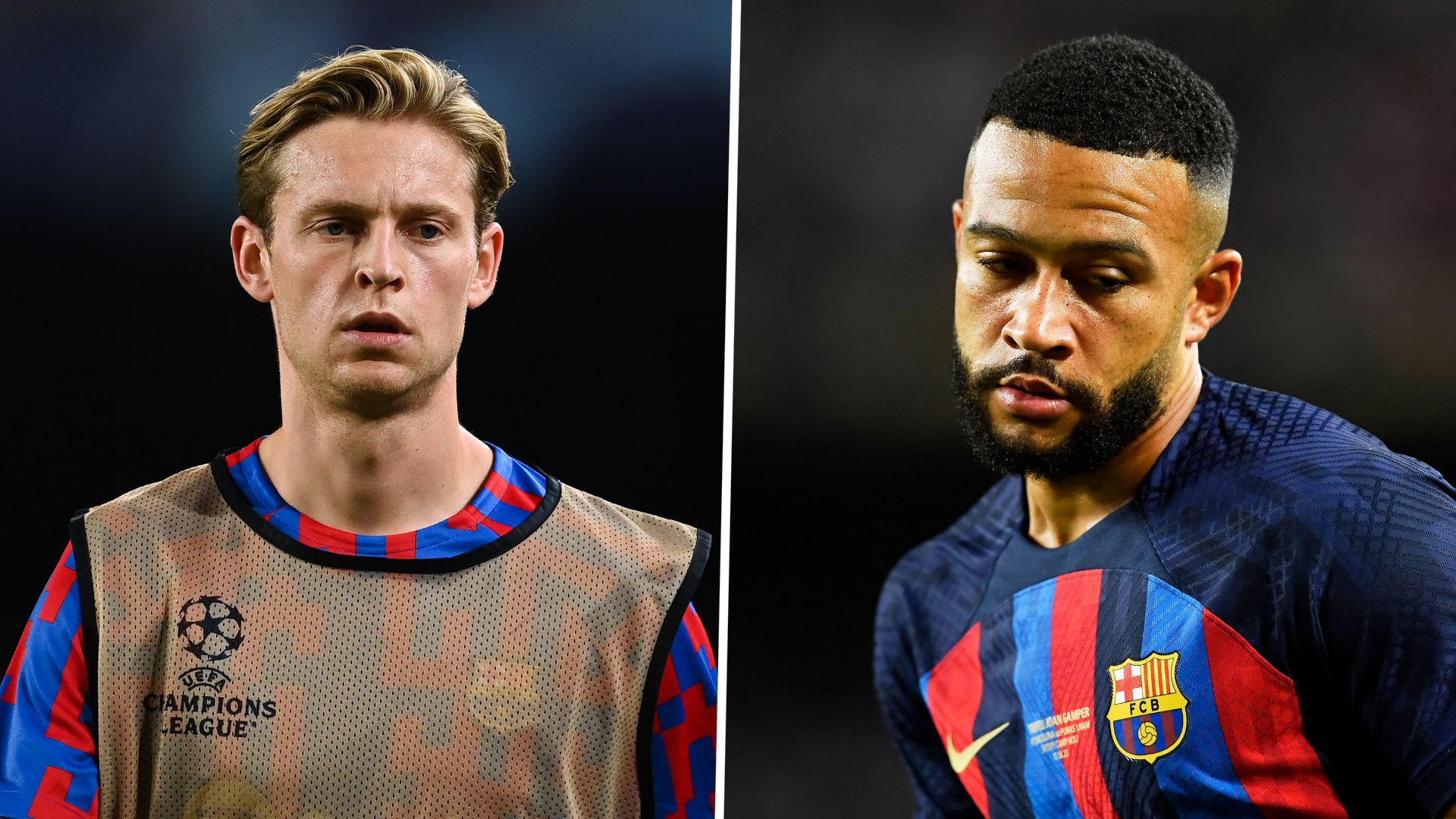 Frenkie de Jong Memphis Depay split