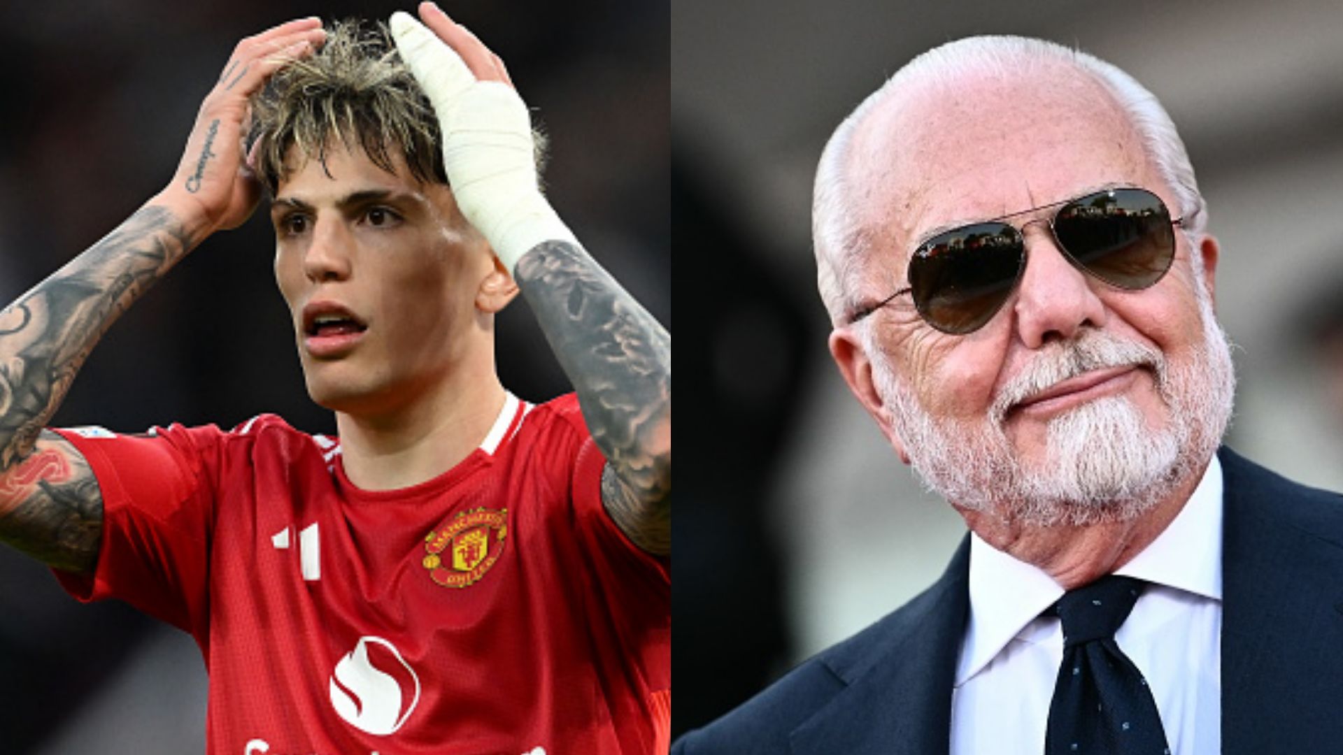 Alejandro Garnacho Man Utd Napoli 2025