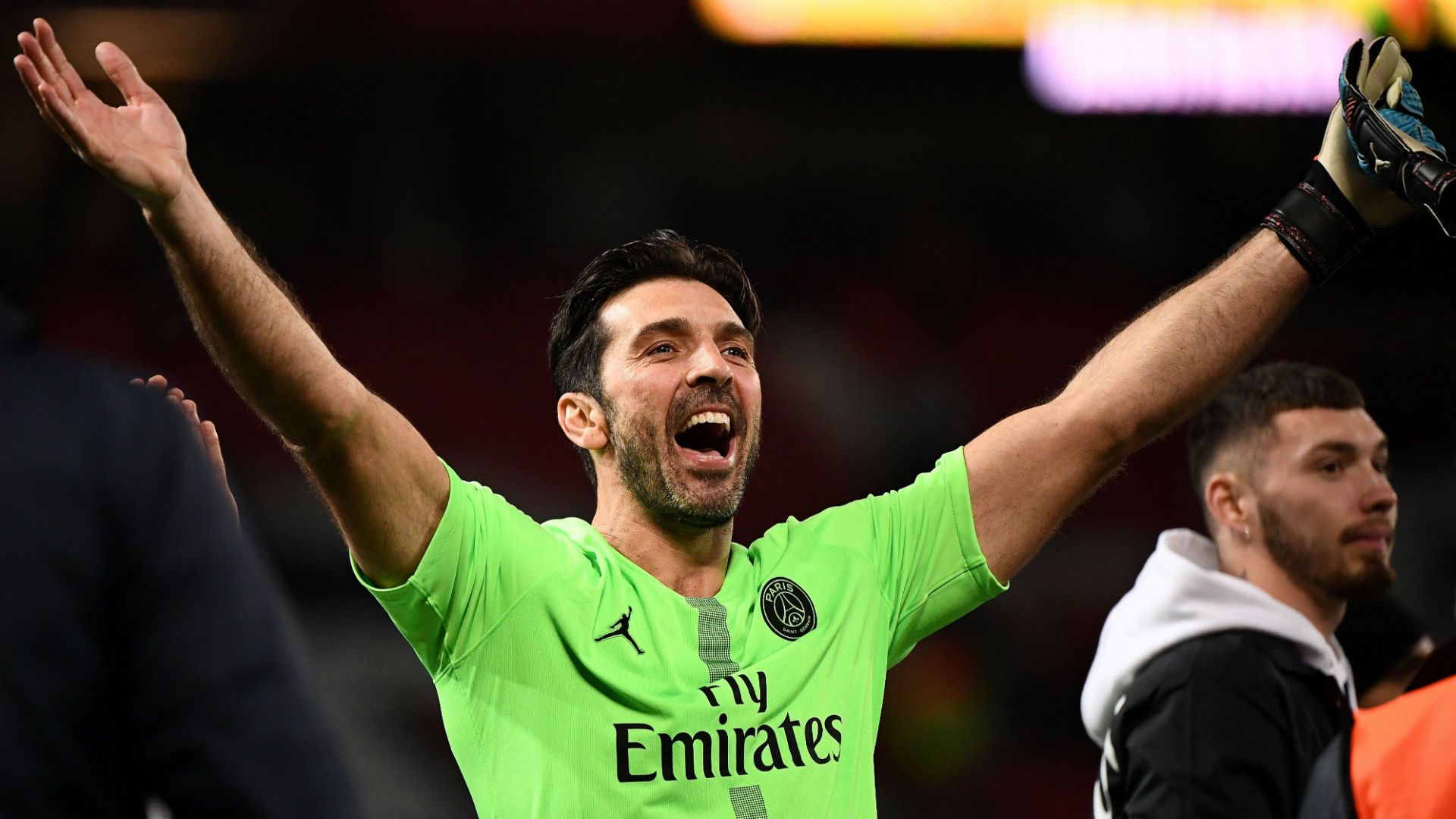 Gianluigi Buffon PSG Manchester United UEFA Champions League 12022018