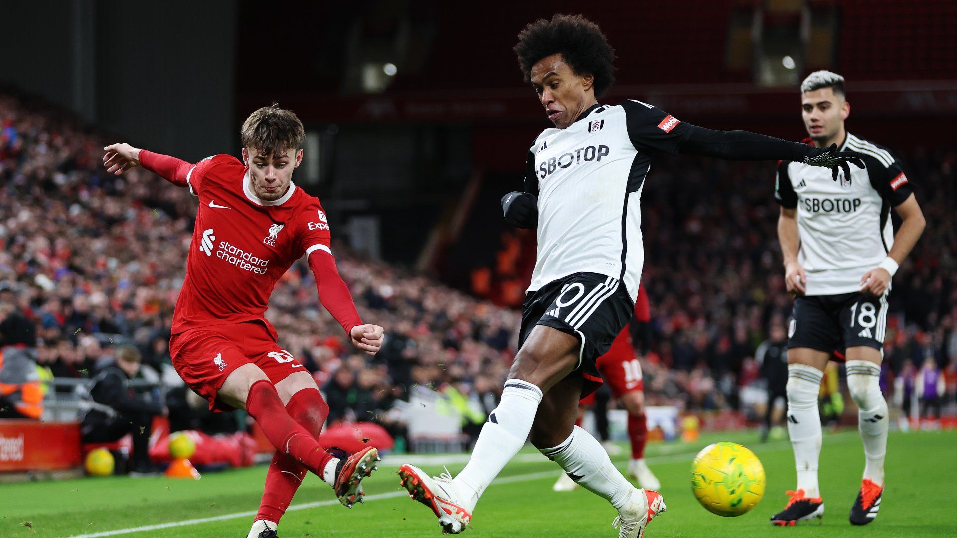 Conor Bradley Liverpool Fulham 2023-24
