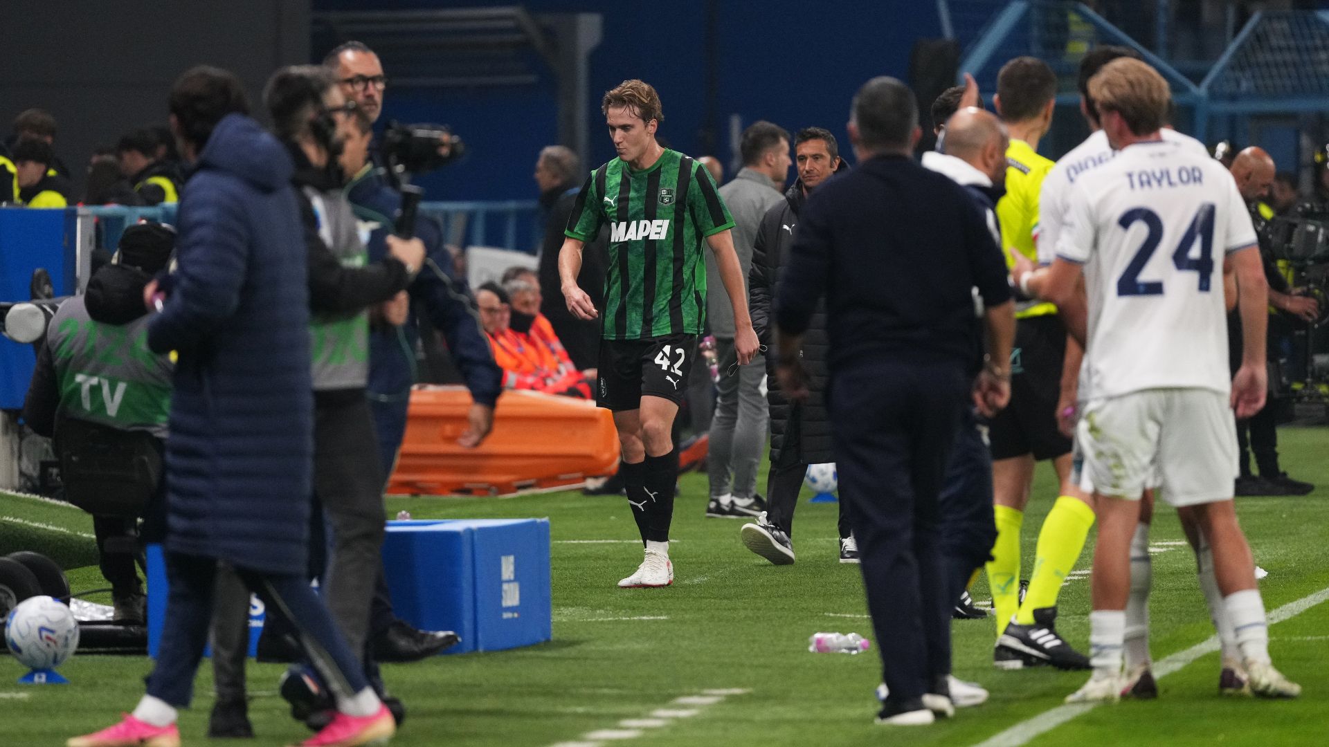 Thorstvedt espulso Sassuolo-Lazio