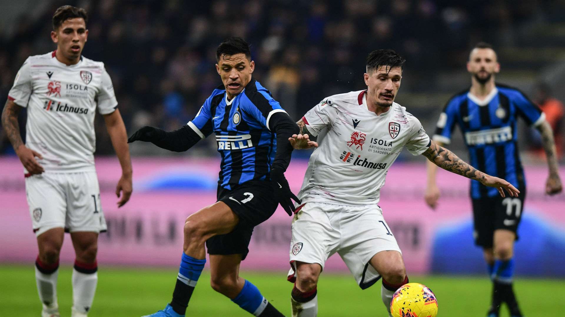 Alexis Sanchez Inter Cagliari