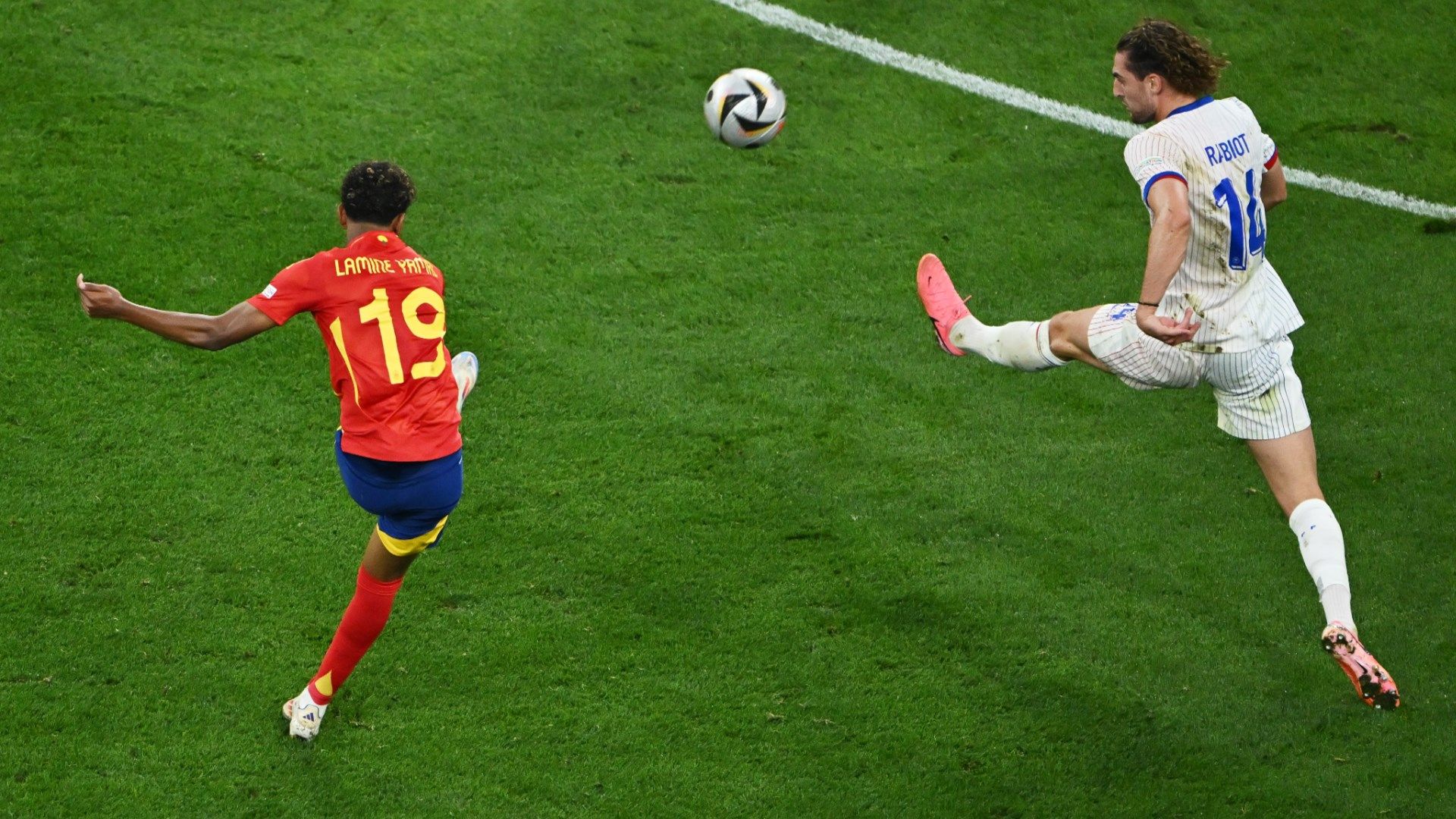 Lamine Yamal Adrien Rabiot France Spain Euro 2024