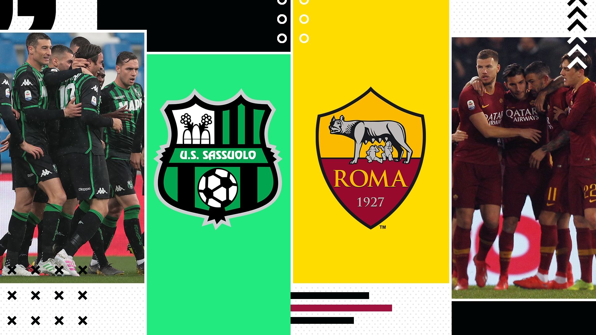 Sassuolo-Roma tv streaming