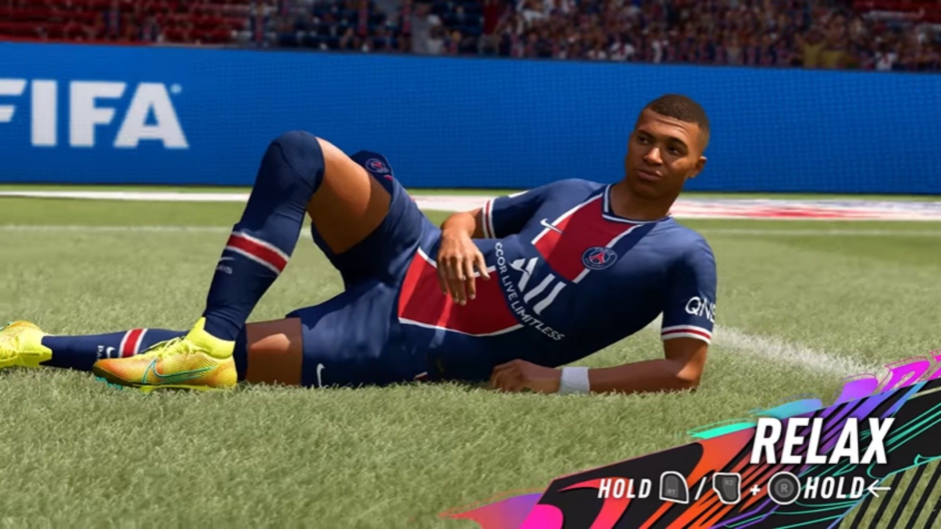 Relajado nuevo festejo FIFA 21