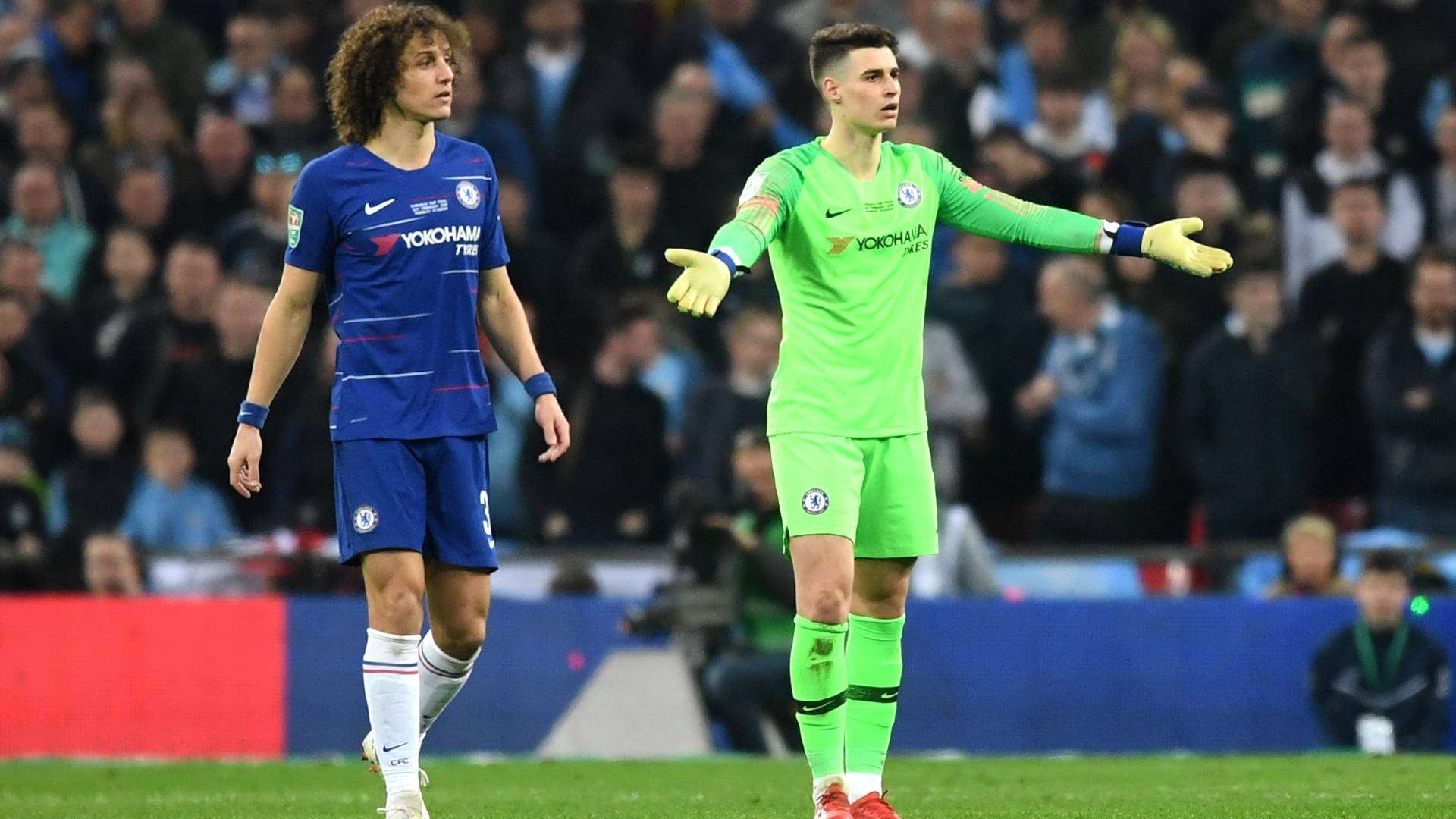 Kepa Arrizabalaga David Lui FC Chelsea 2019 Carabao Cup Finale