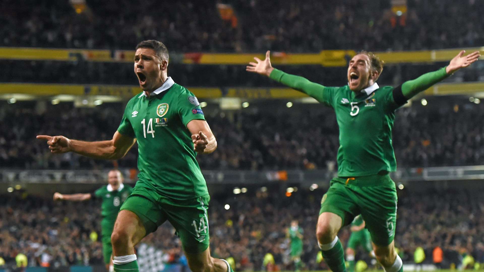 Jonathan Walters Richard Keogh Ireland