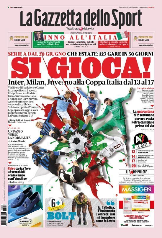 Gazzetta 29 May