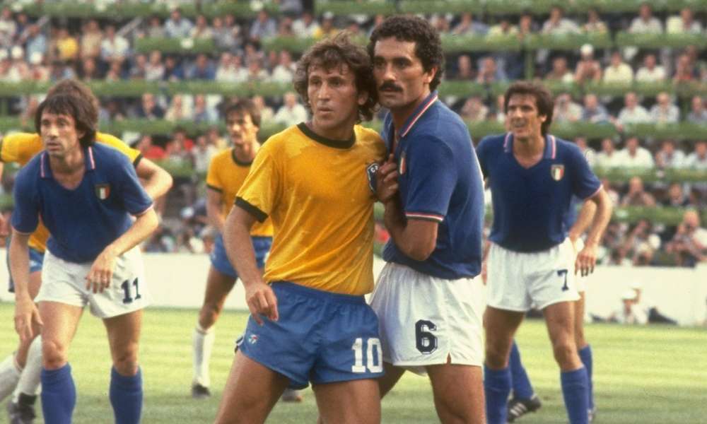 Zico Claudio Gentile Brazil Italy