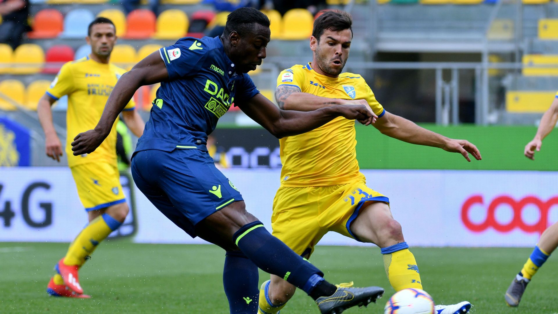 frosinone udinese stefano okaka nicol brighenti