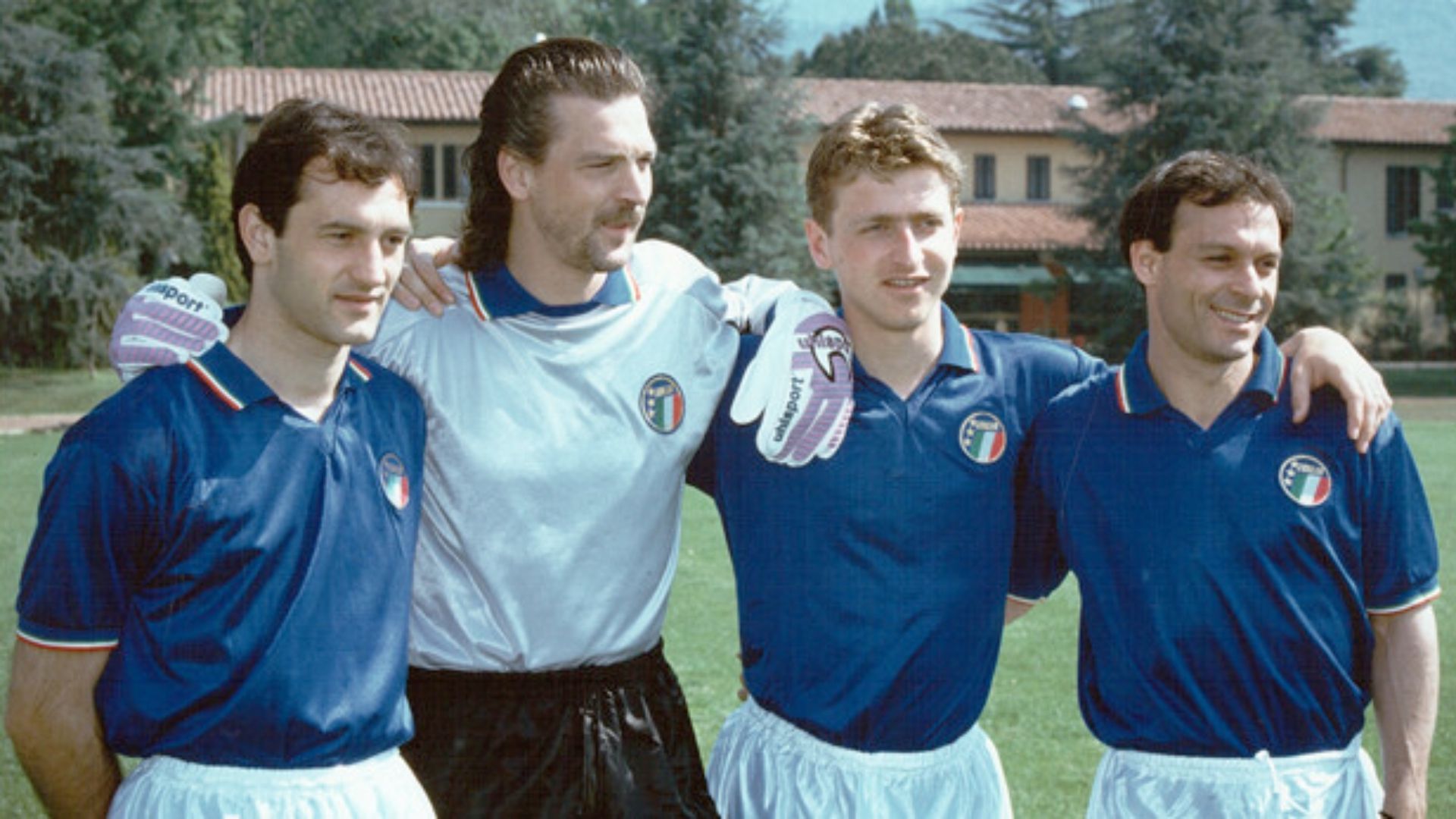 Luigi De Agostini Stefano Tacconi Giancarlo Marocchi Salvatore Schillaci Italy
