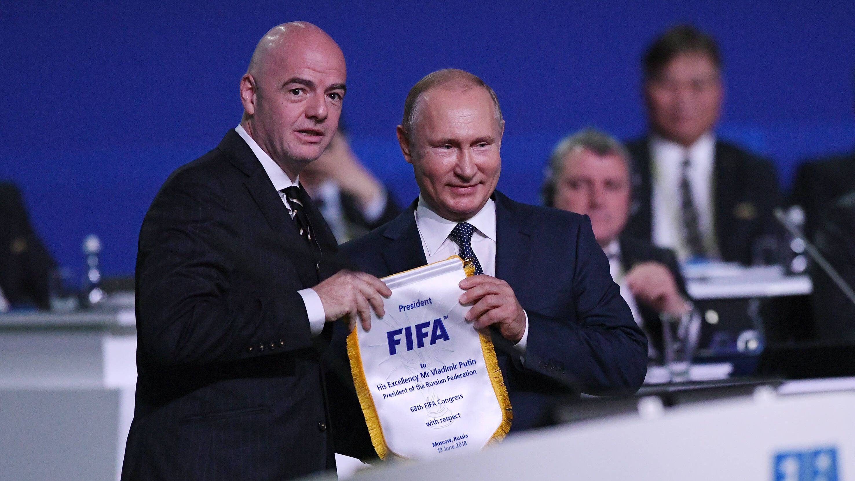 Gianni Infantino Vladimir Putin