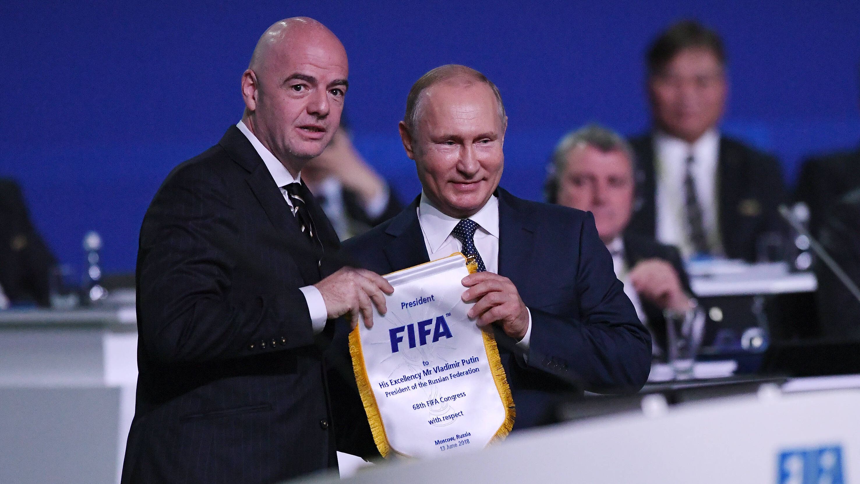 Gianni Infantino Vladimir Putin