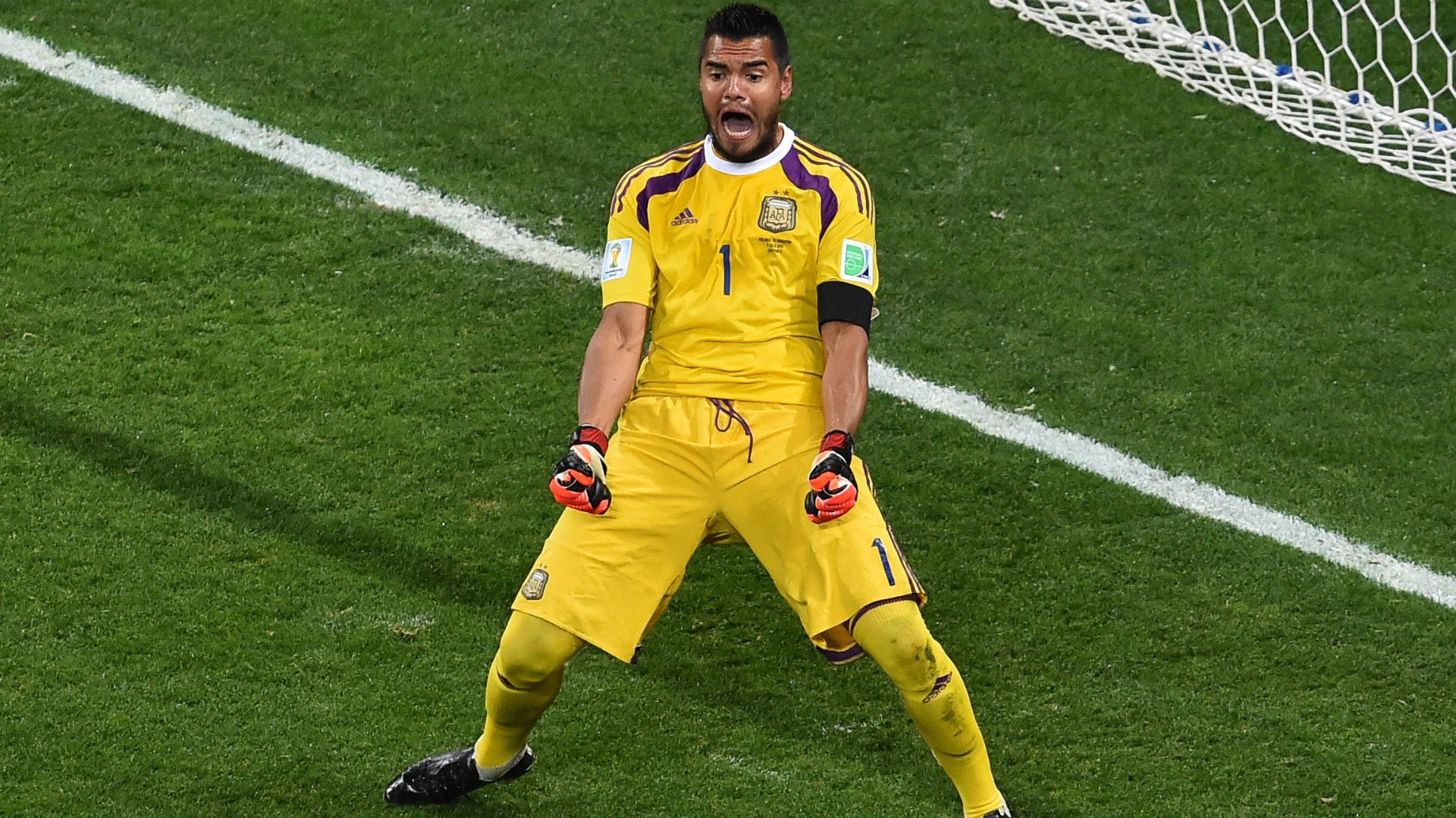 Sergio Romero Argentina Netherlands FIFA World Cup 2014