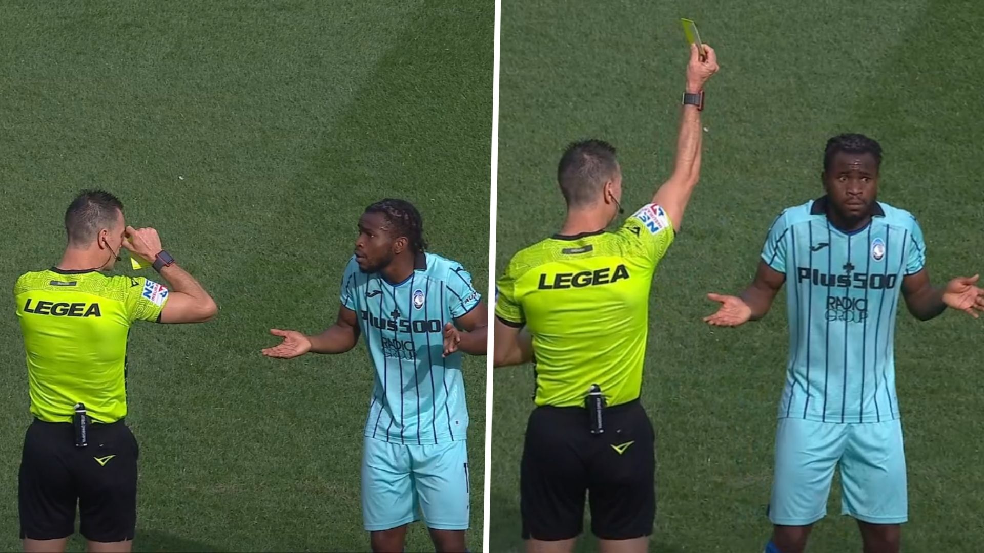 Lookman booked Udinese Atalanta 2022