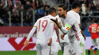 Sergio Ramos Spain Russia Friendly