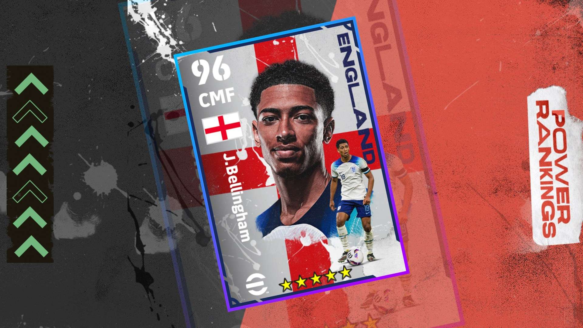 Jude Bellingham England Konami Power Rankings HIC 16:9