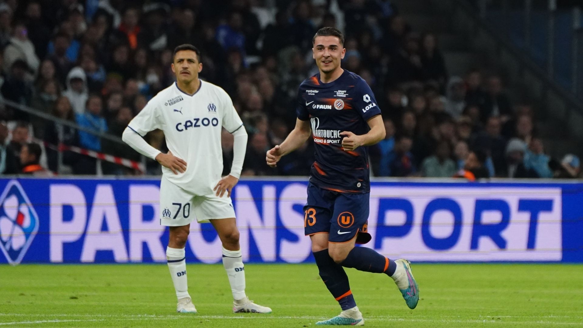 31032023 Olympique de Marsella Montpellier Alexis Sánchez Joris Chotard