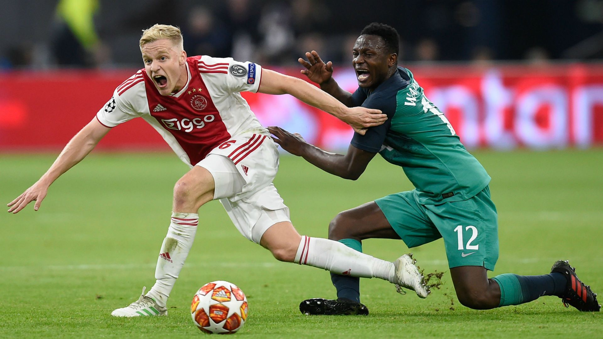 Victor Wanyama Donny van de Beek Tottenham Hotspur Ajax 08052019