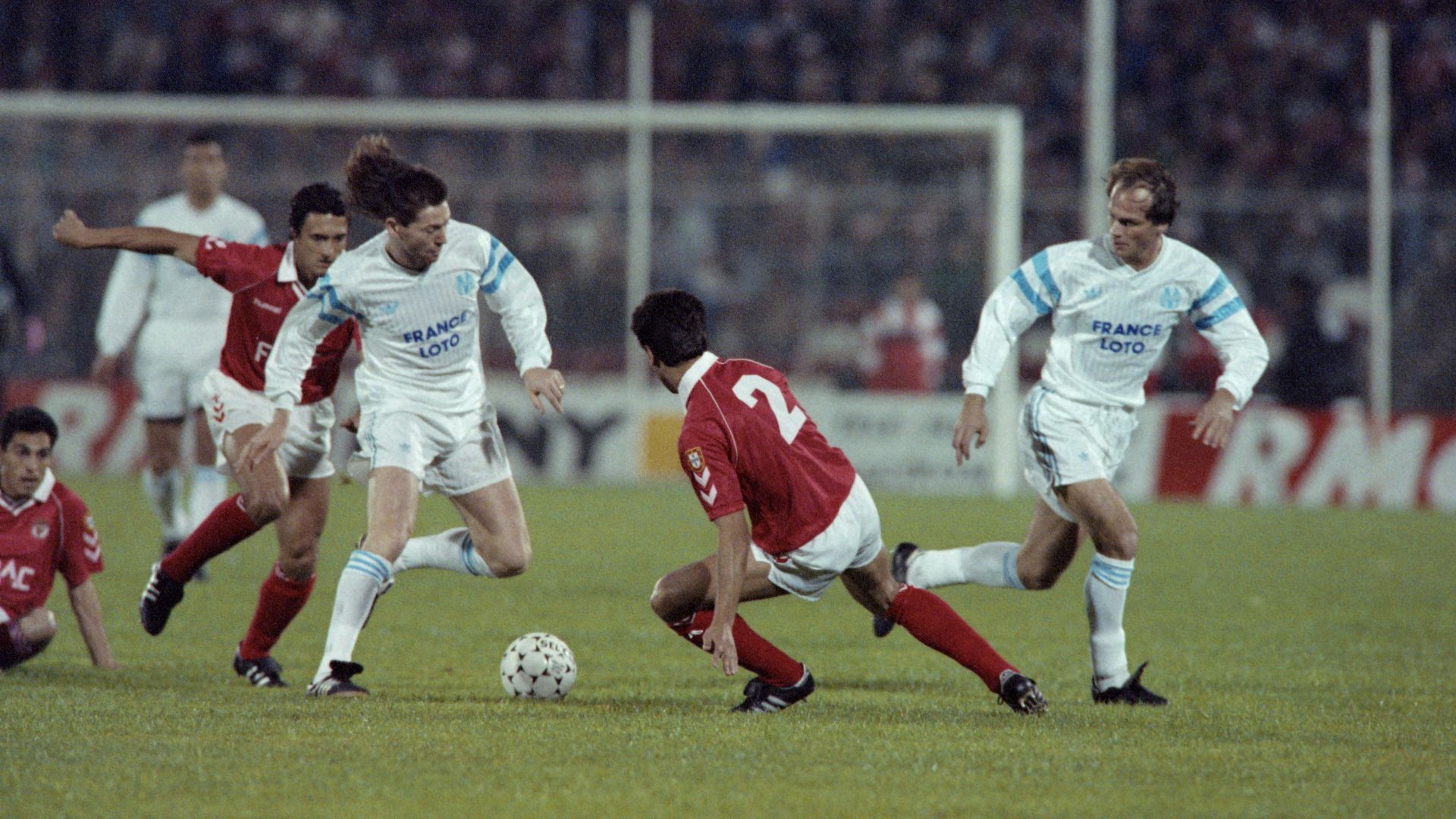 Chris Waddle Benfica OM avril 1990
