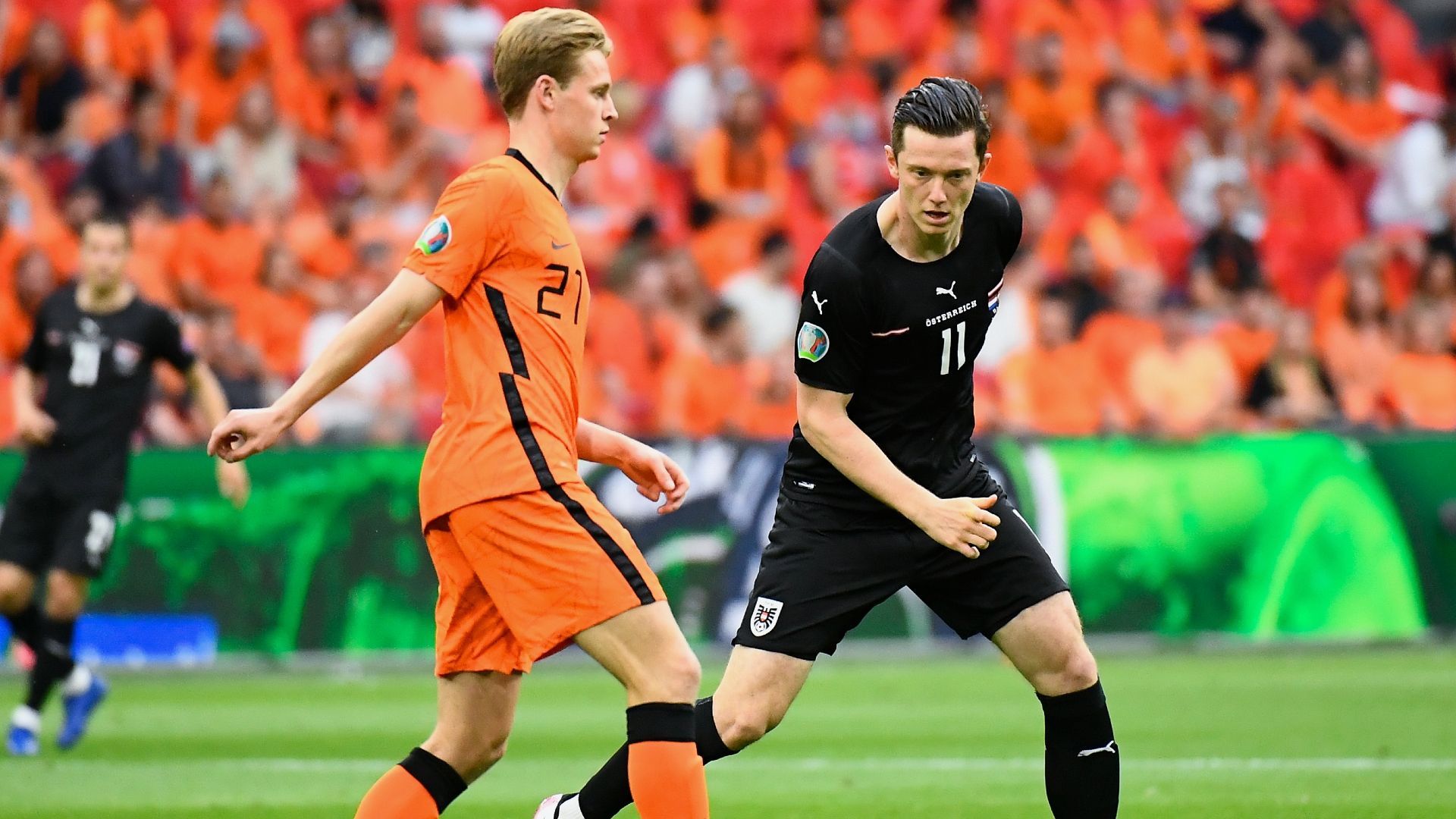 Frenkie de Jong Netherlands Michael Gregoritsch Austria