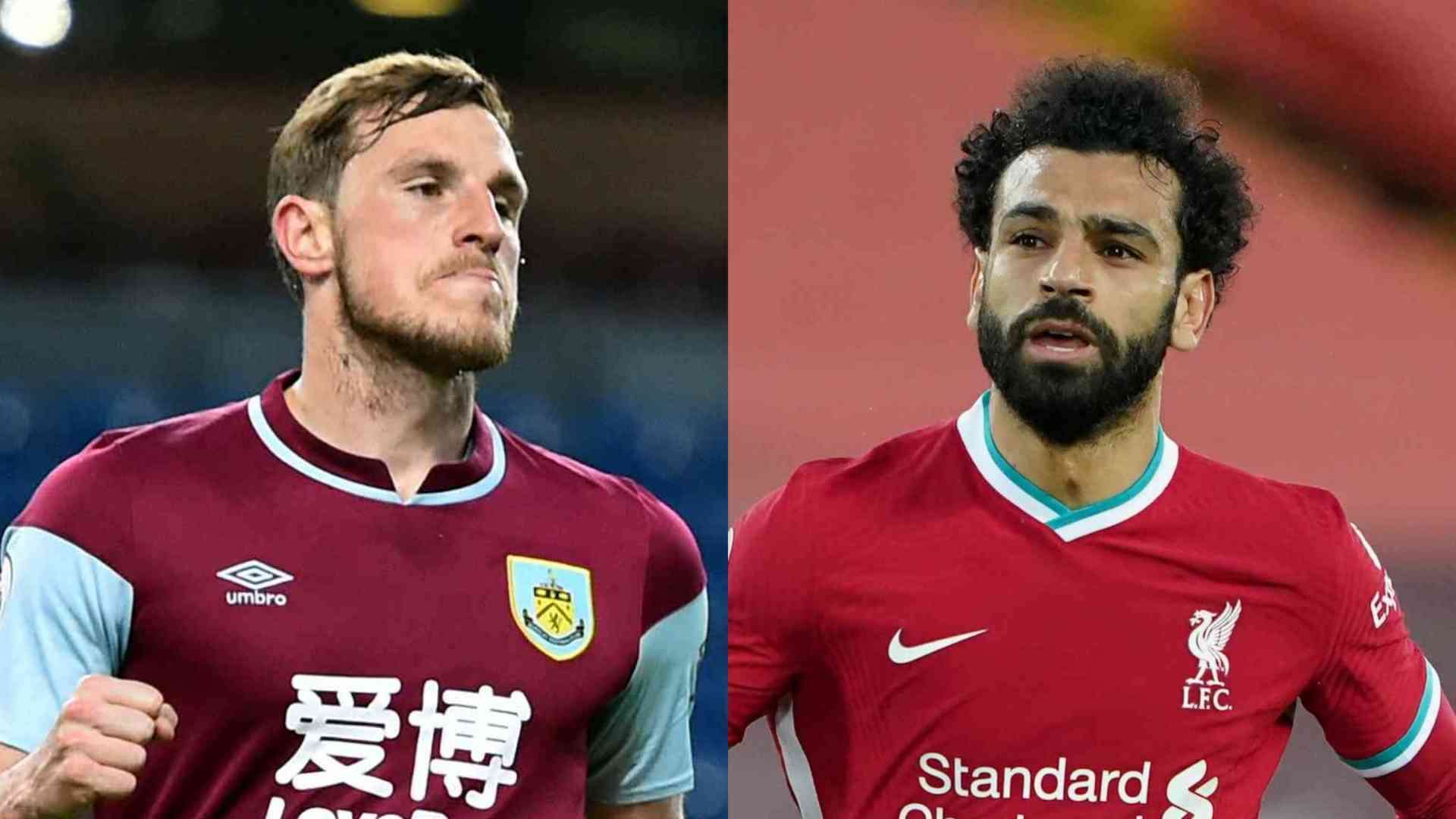 Chris Wood Burnley Mohamed Salah Liverpool