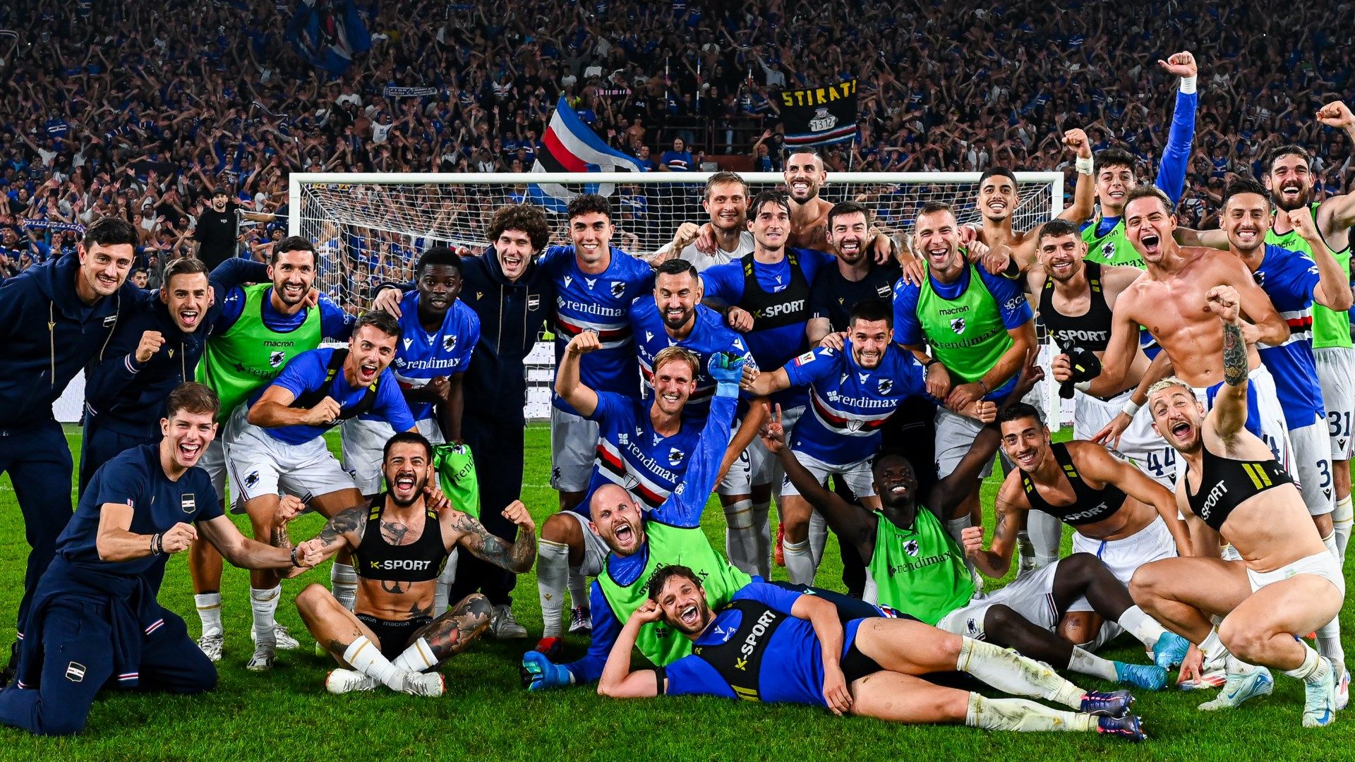 Sampdoria esultanza