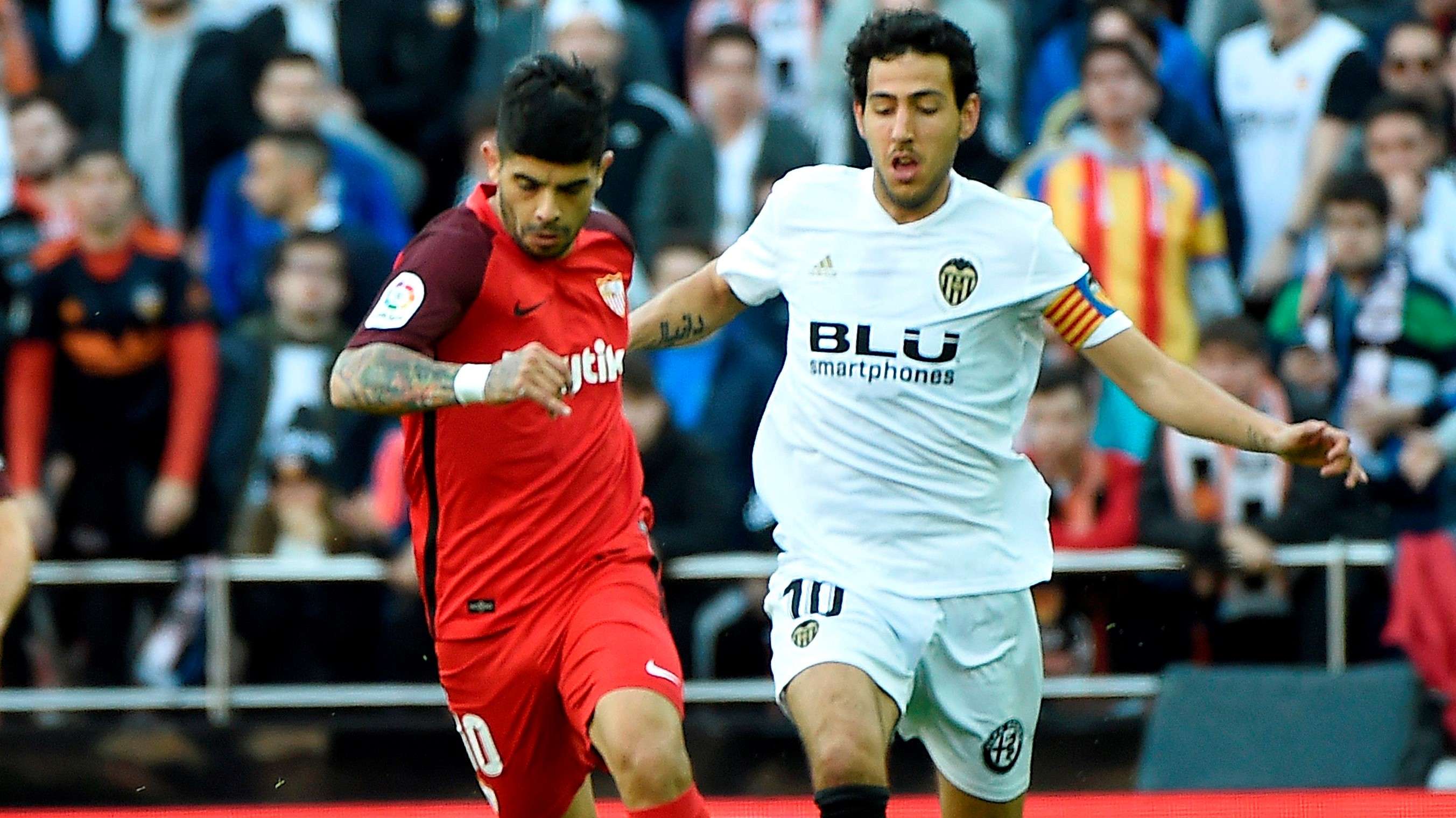 Ever Banega Dani Parejo Valencia Sevilla LaLiga 08122018