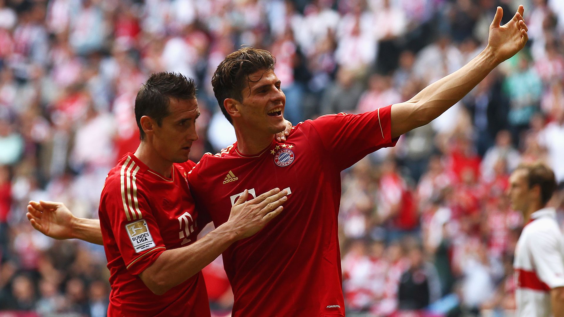 Miroslav Klose Mario Gomez FC Bayern
