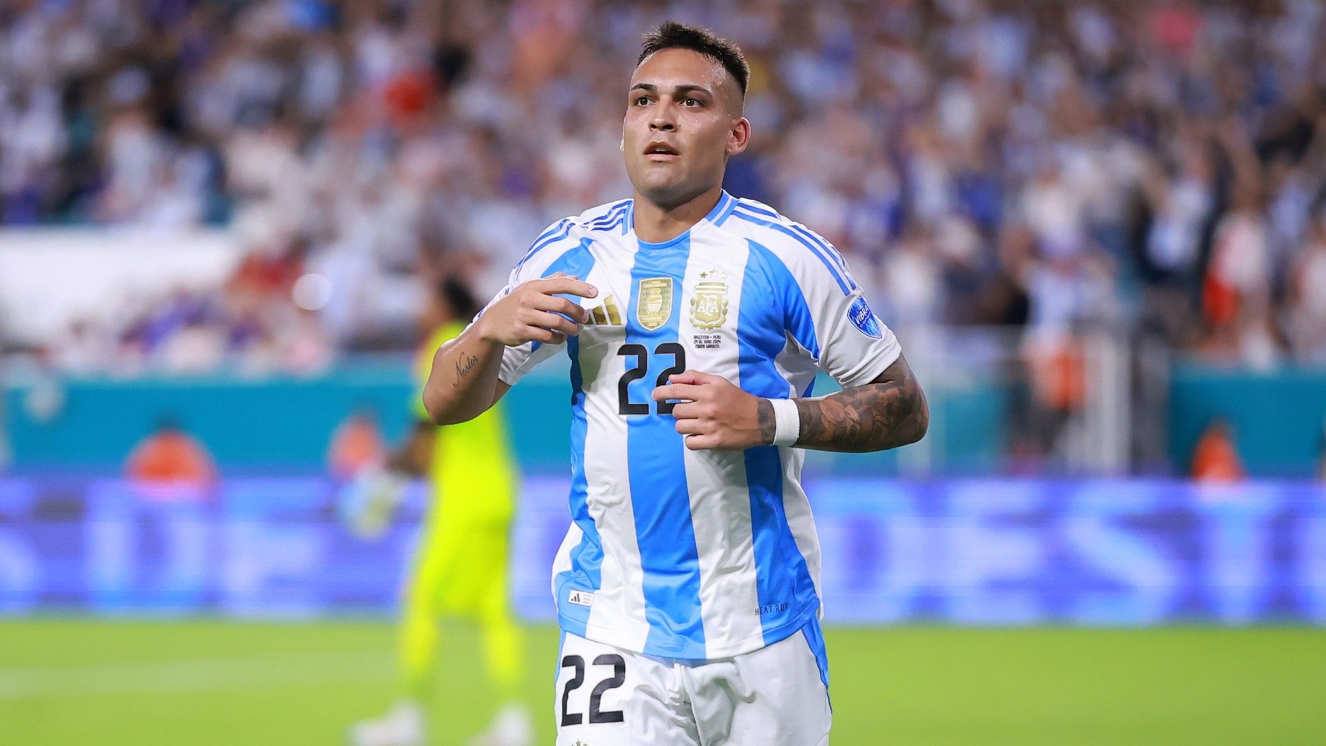 Lautaro Martinez Argentina Peru Copa America 29062024