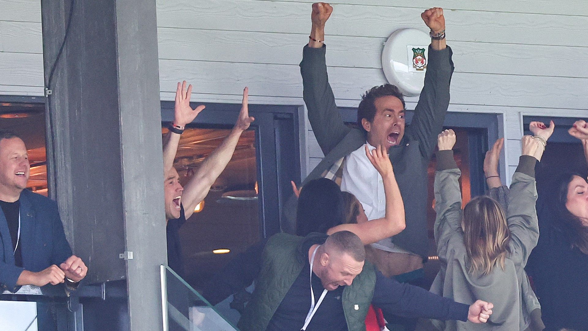 ‘An impossible dream’ – Ryan Reynolds left ‘speechless’ by Wrexham’s passion as Hollywood star celebrates promotion to Championship with Rob McElhenney and Blake Lively