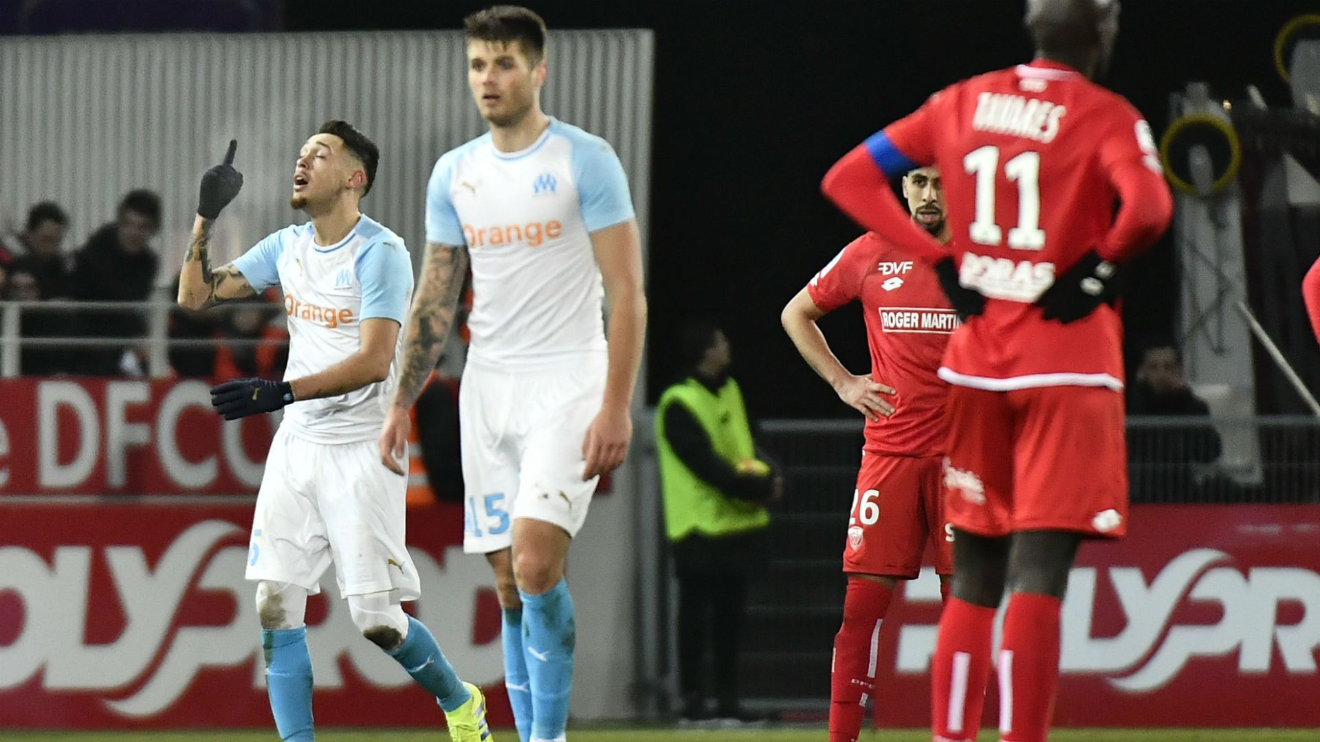 Lucas Ocampos Dijon Marseille 08022019 Ligue 1
