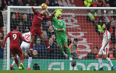 Virgil Van Dijk Liverpool vs Crystal Palace EPL 190119