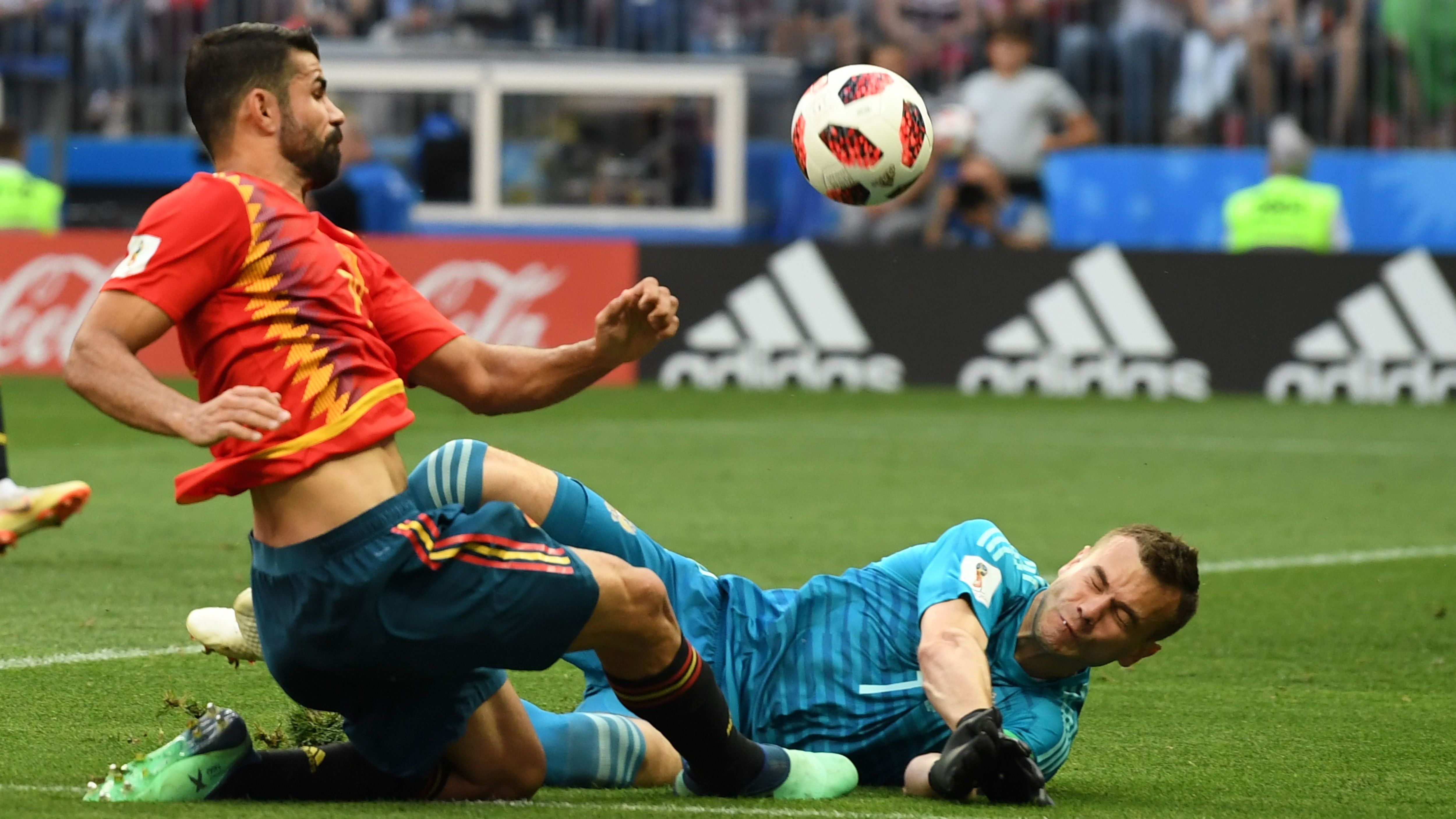 Diego Costa Igor Afinkeev España Rusia Spain Russia 01072018