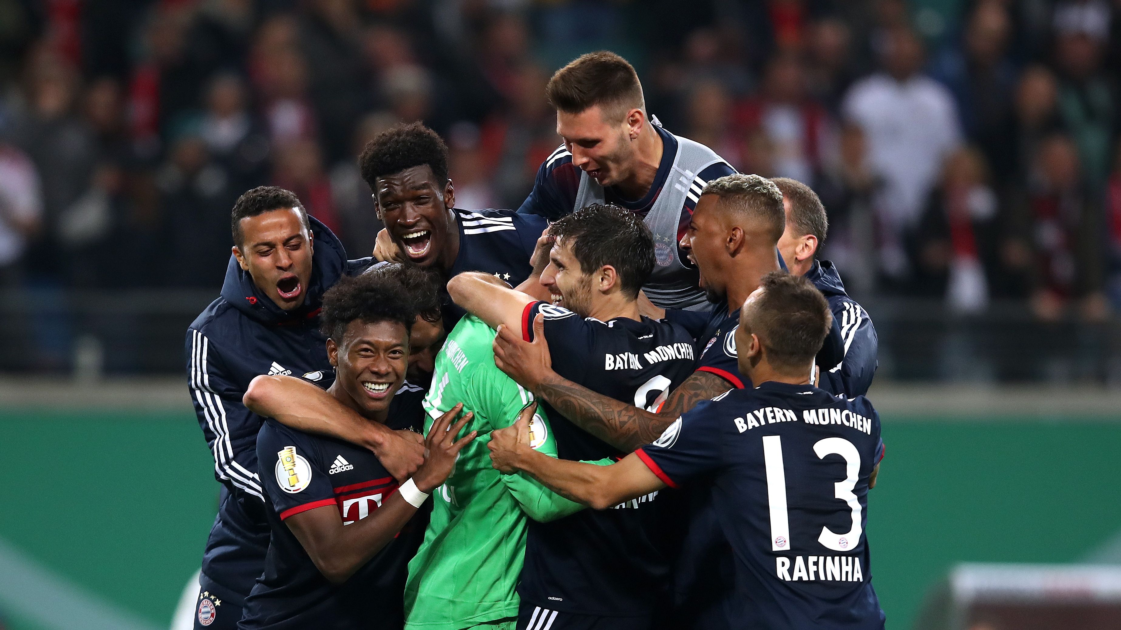 FC Bayern Leipzig Wriedt Thiago Alaba