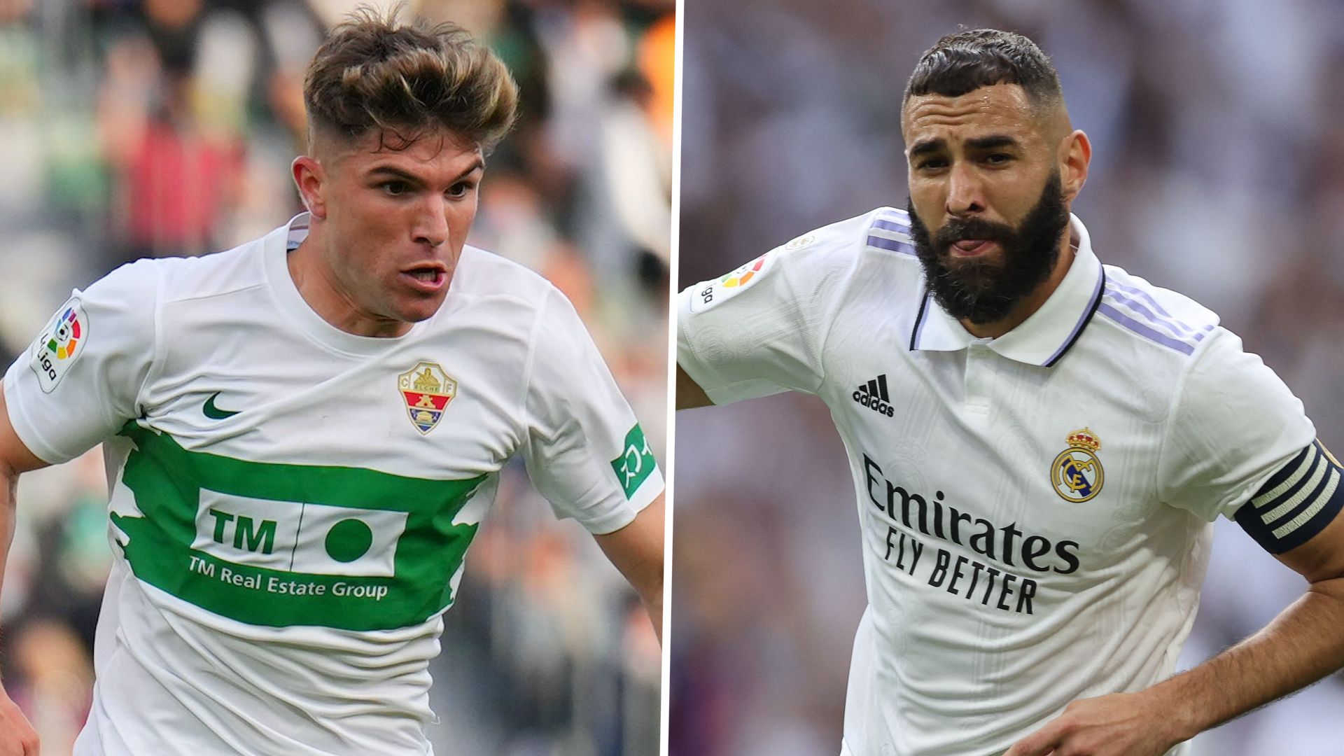 Elche Real Madrid Guti Benzema