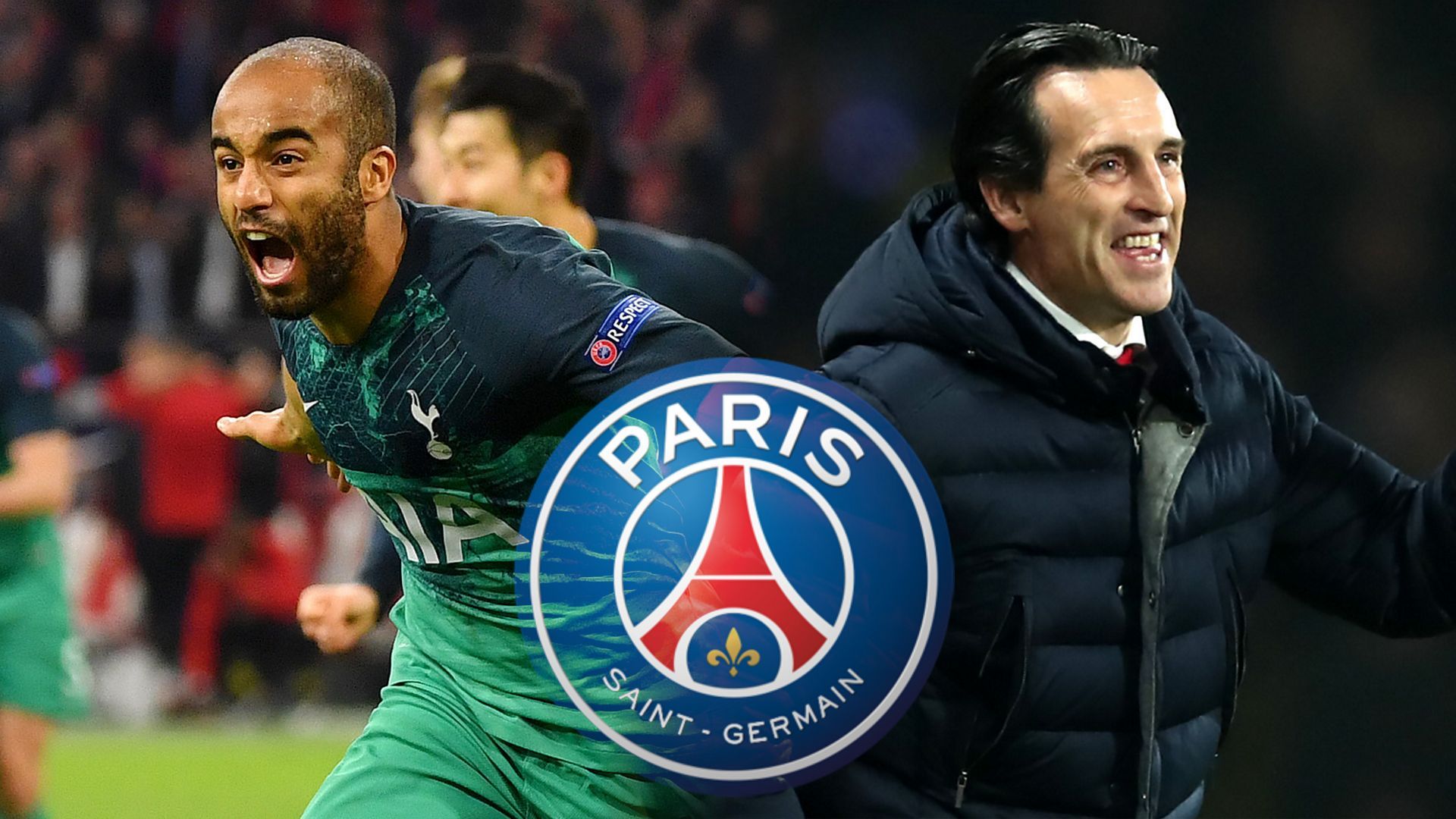 GFX Lucas Moura Emery PSG