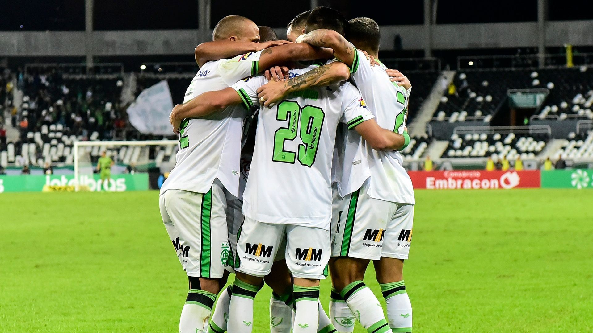 América-MG comemora na Copa do Brasil, América x Botafogo, 14072022
