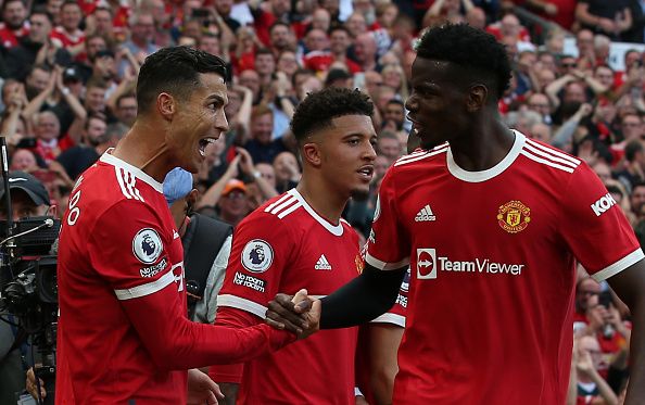 Paul Pogba & Cristiano Ronaldo; Manchester United