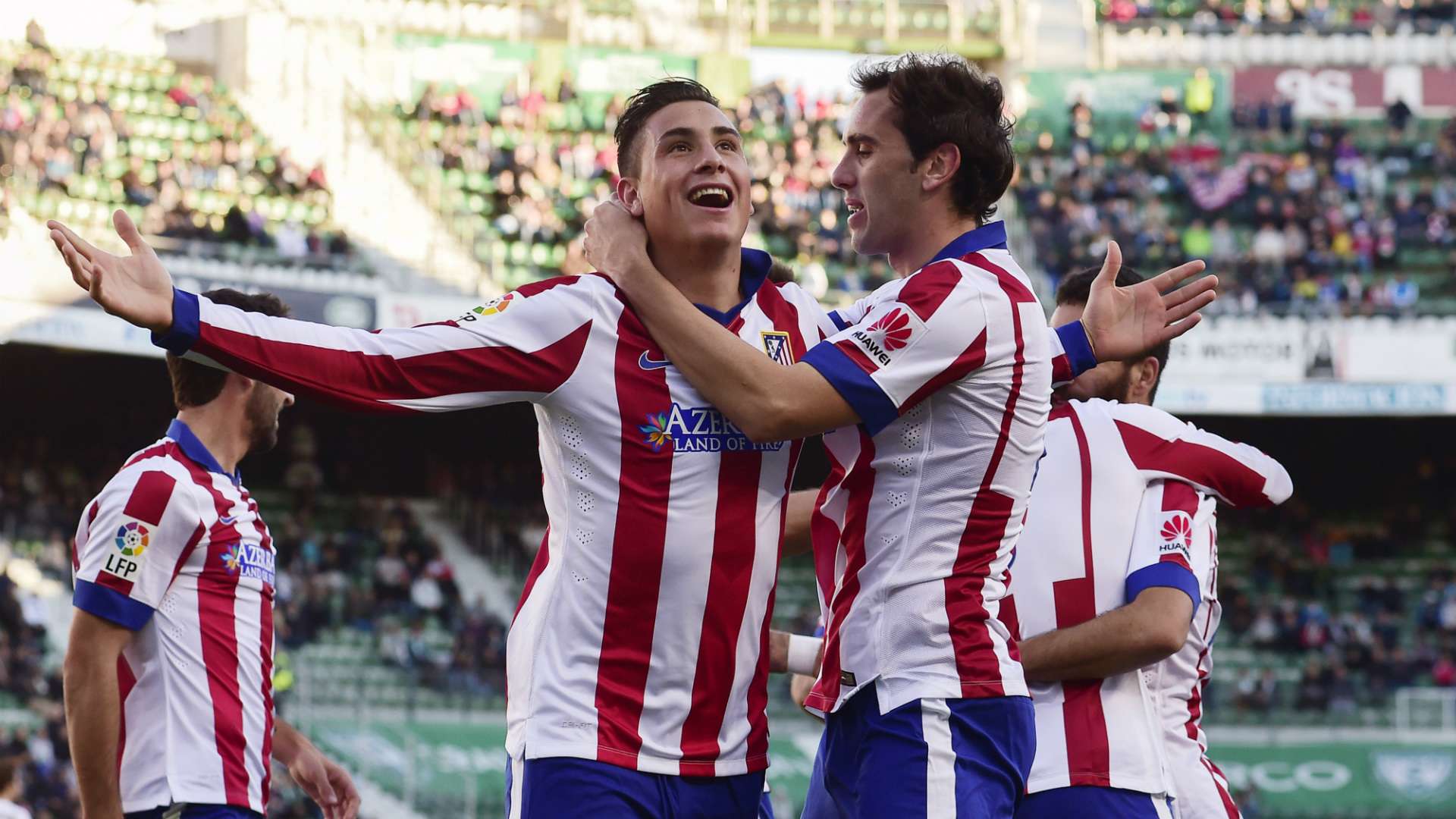 Jose Maria Gimenez Diego Godin Elche Atletico Madrid Liga BBVA 12062014