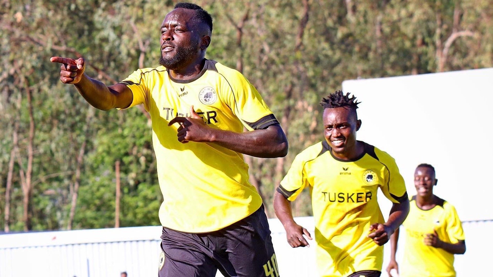 Tusker defender Eugine Asike.