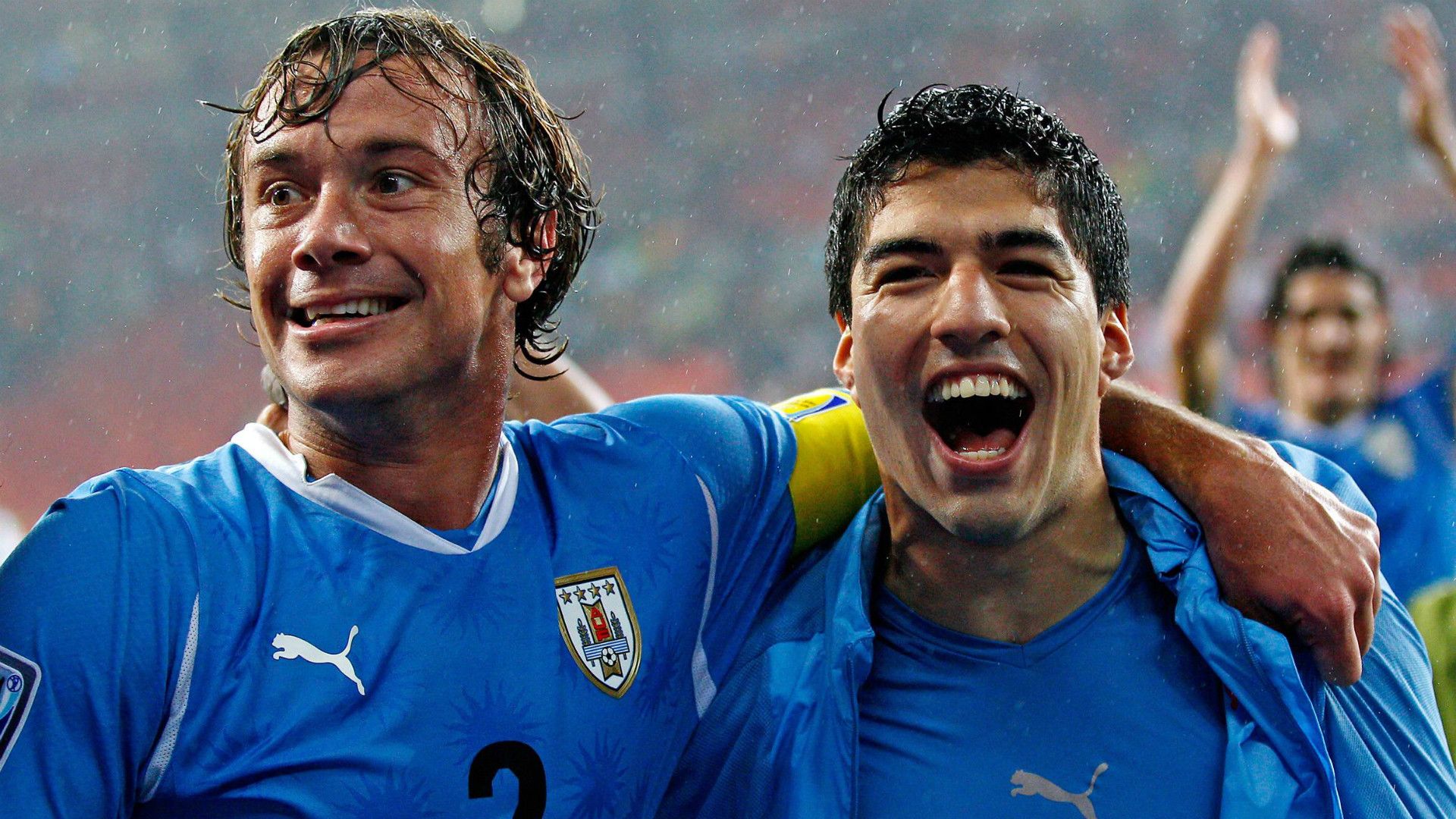 ONLY GERMANY Diego Lugano Luis Suarez 2010