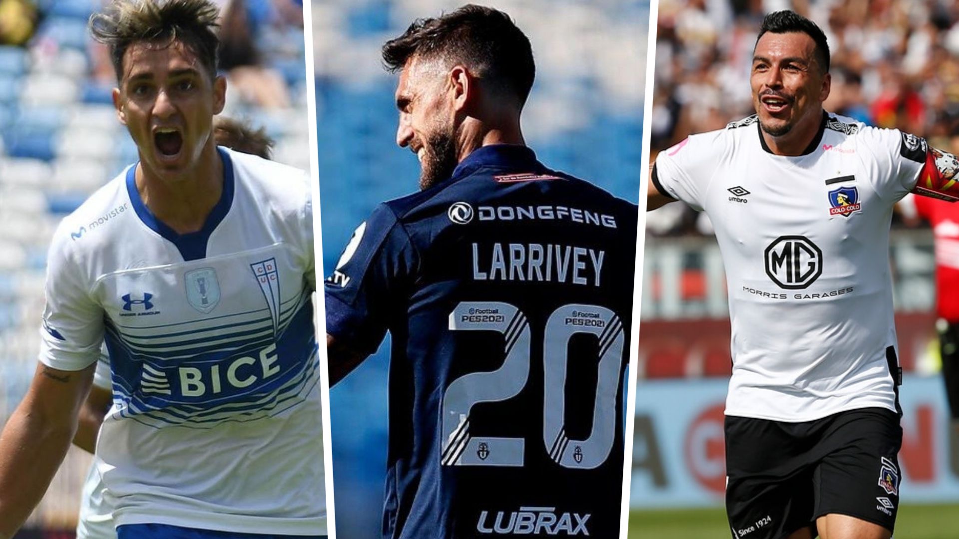 Fernando Zampedri, Joaquín Larrivey y Esteban Paredes