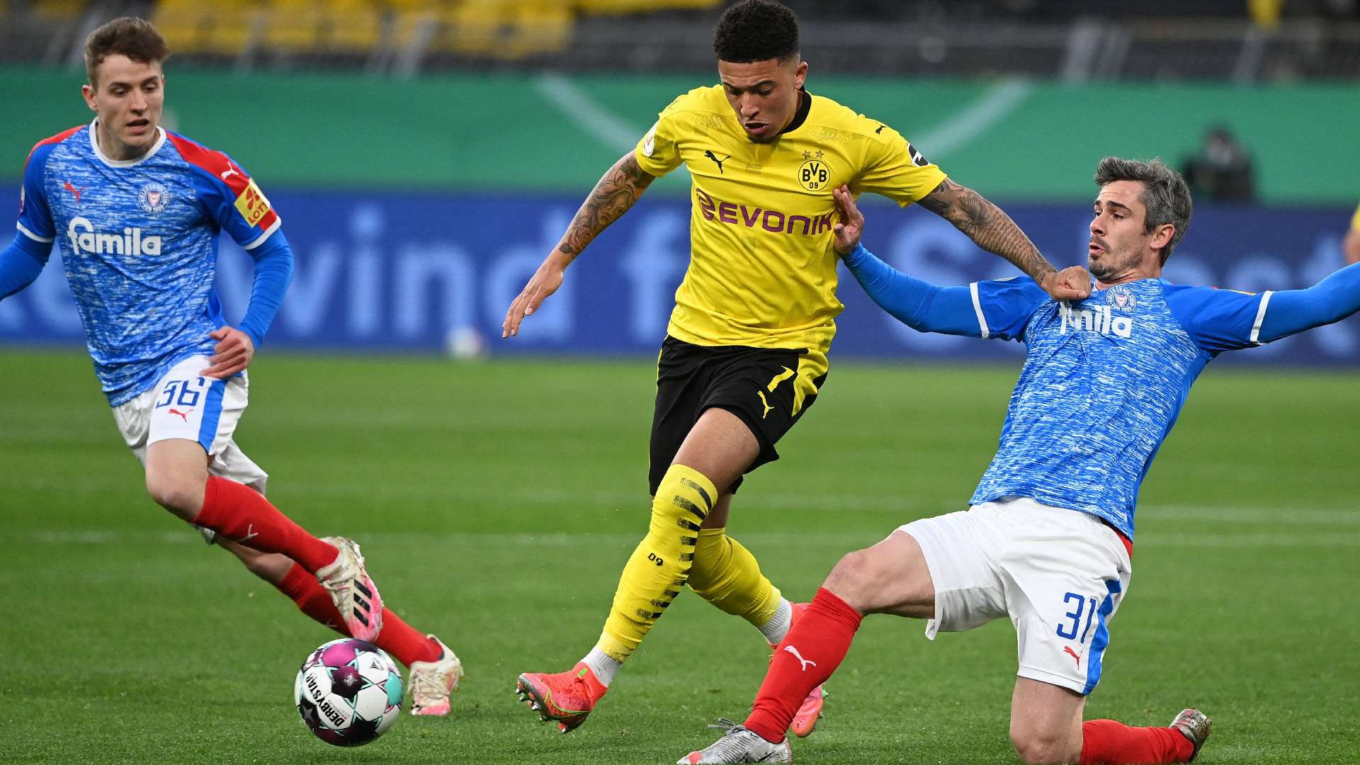 JADON SANCHO BORUSSIA DORTMUND GERMAN CUP DFB POKAL 01052021